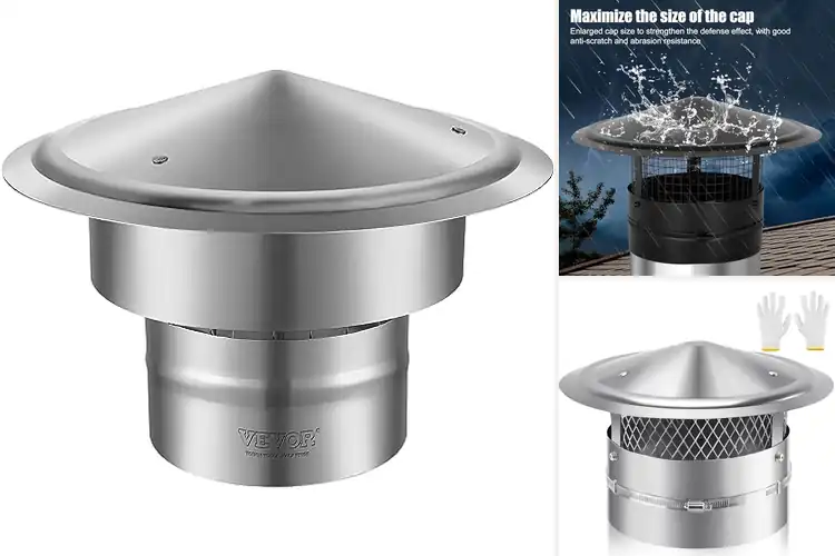 Detailed view of Best 304 Stainless Steel Chimney Cap