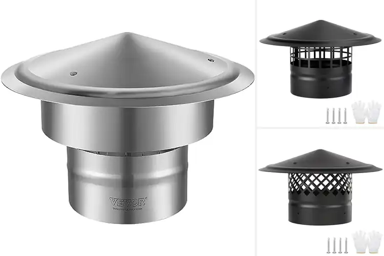Detailed view of Best 6 Inch Pipe Chimney Cap