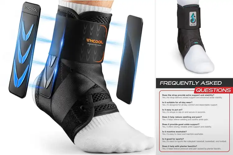 Detailed view of Best Ankle Braces for High Ankle Sprains