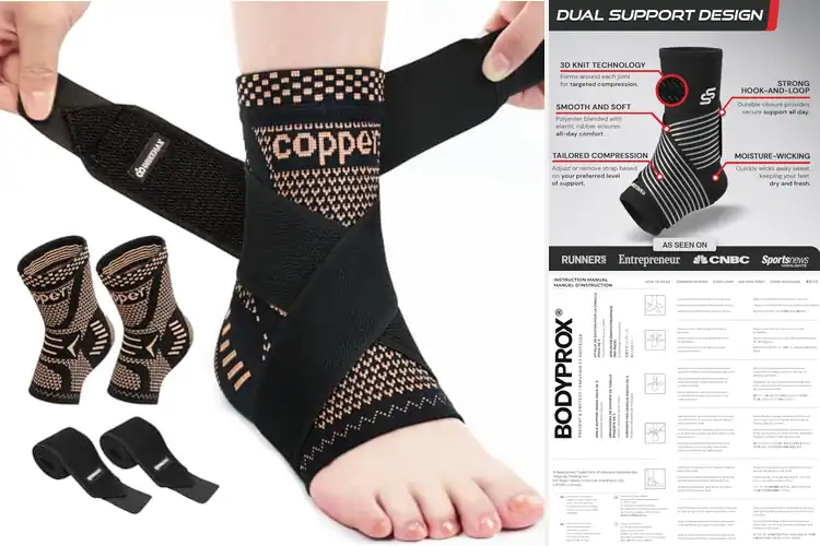 Detailed view of Best Ankle Sprain Relief Braces