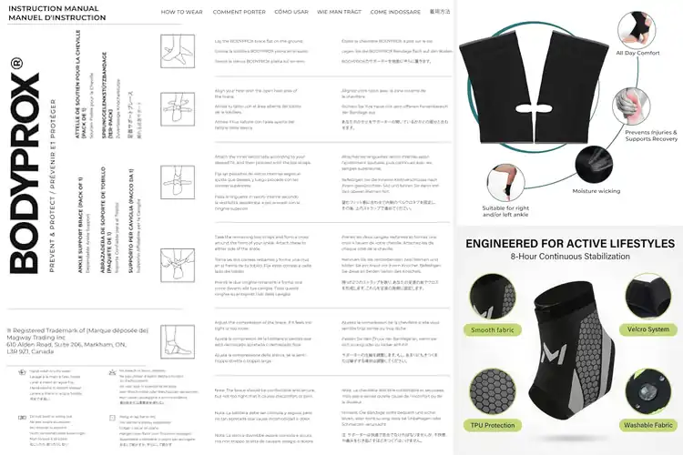 Detailed view of Best Breathable Ankle Supports
