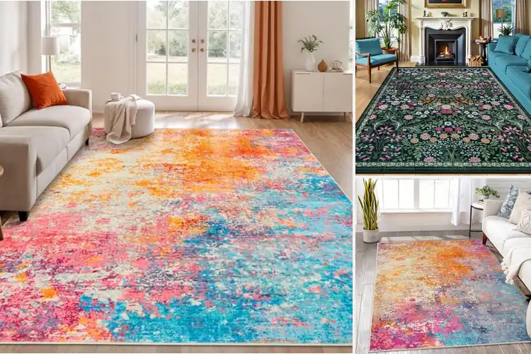 Detailed view of Best Colorful Area Rugs: Top 10 Picks to Brighten Your Home