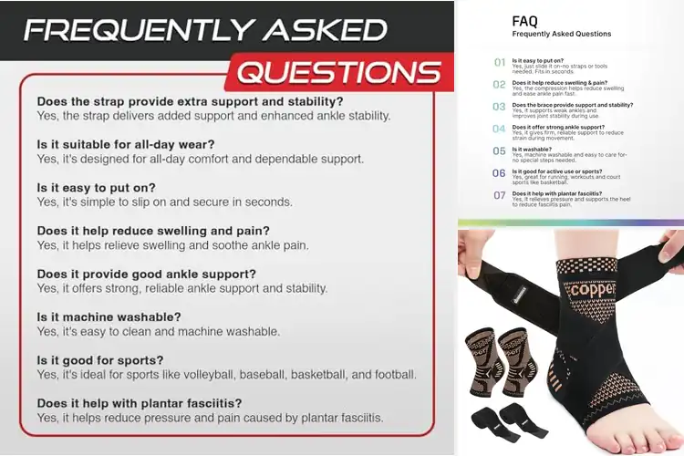 Detailed view of Best Compression Ankle Sleeves for Active Use