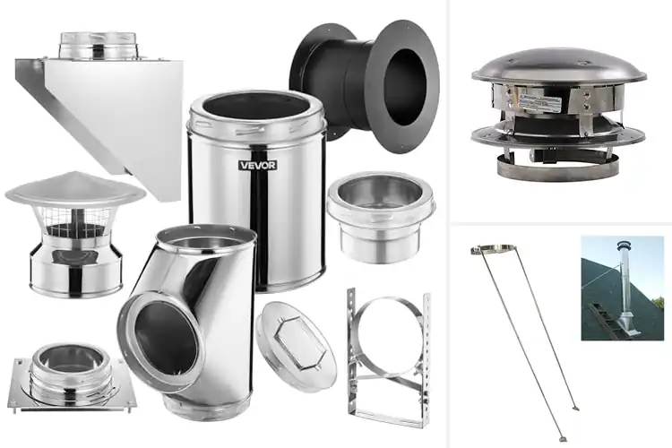 Detailed view of Best Fits 6 Inch Chimney Pipes