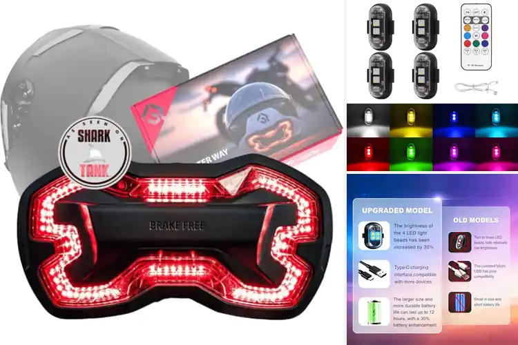 Detailed view of Best Motorcycle Alert Lights: Top 10 Picks for Safer Rides