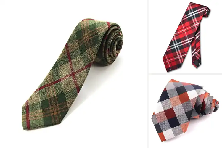 Detailed view of Best Plaid Necktie