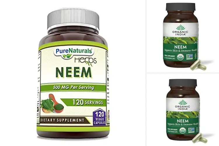 Detailed view of Best Pure Neem Capsules