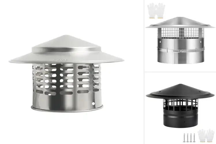 Detailed view of Best Roof Ventilation Chimney Cap