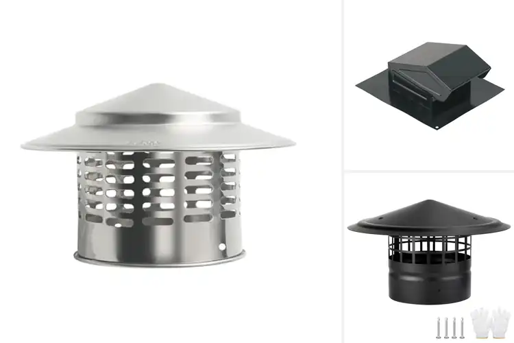 Detailed view of Best Roof Ventilation Chimney Caps