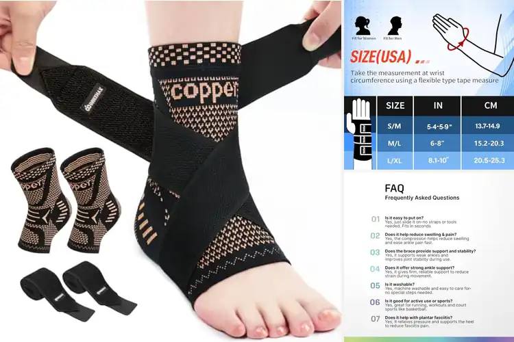 Detailed view of Best Sprain Supports