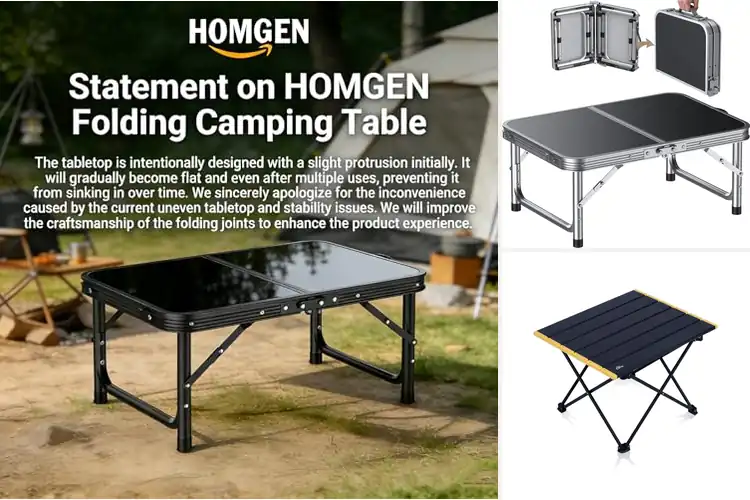 Detailed view of Best Stable Camping Tables: Your Sturdy Outdoor Companion