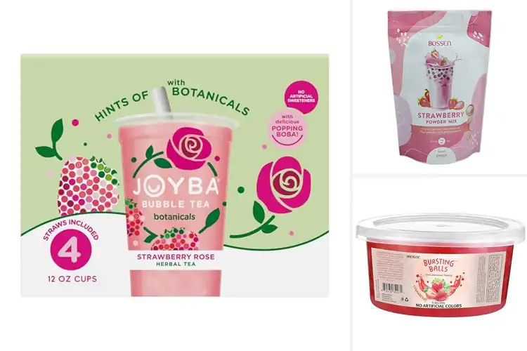 Detailed view of Best Strawberry Rose Bubble Teas: Refreshing Recipes & Tips