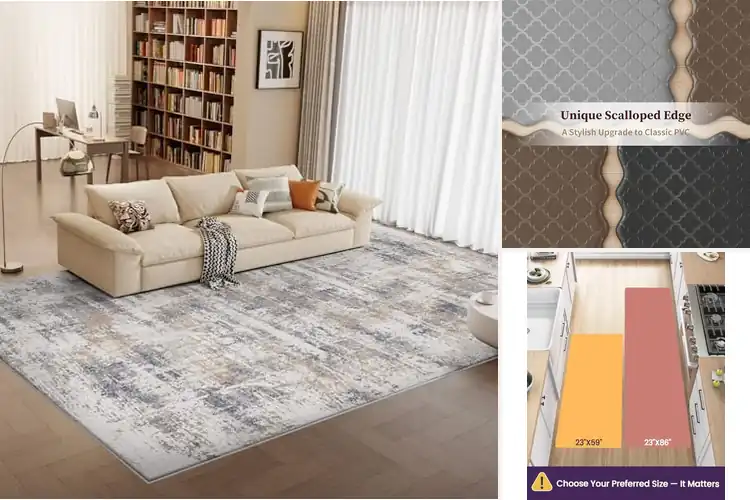 Detailed view of Best Underfoot Comfort Rugs