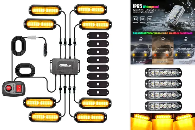 Detailed view of Best Waterproof Strobe Light Kits: Bright, Durable, Safe